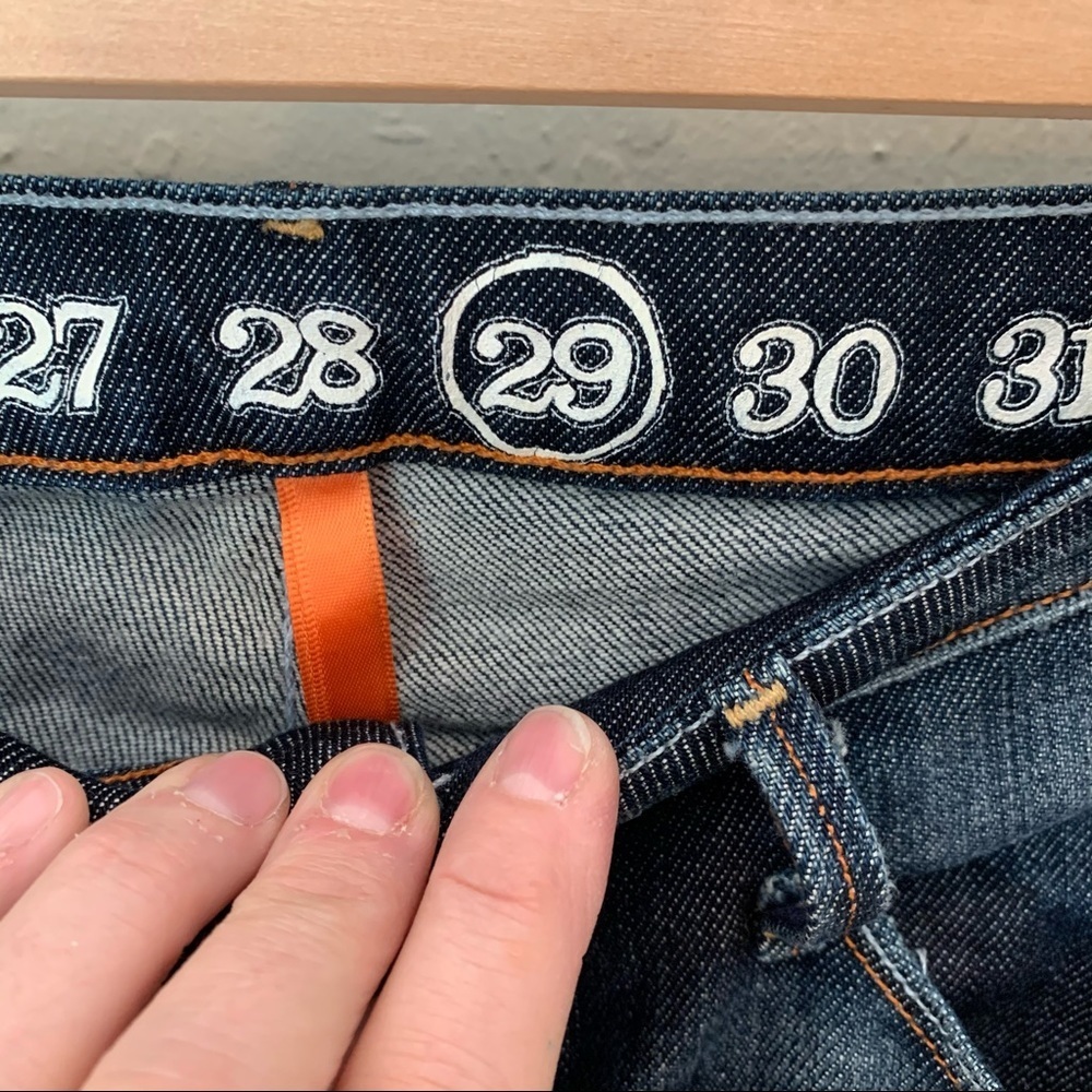 ERNEST SEWN Vintage Low-Rise Boot Cut Jeans Hefner 434 Size 29 - Picture 4 of 11